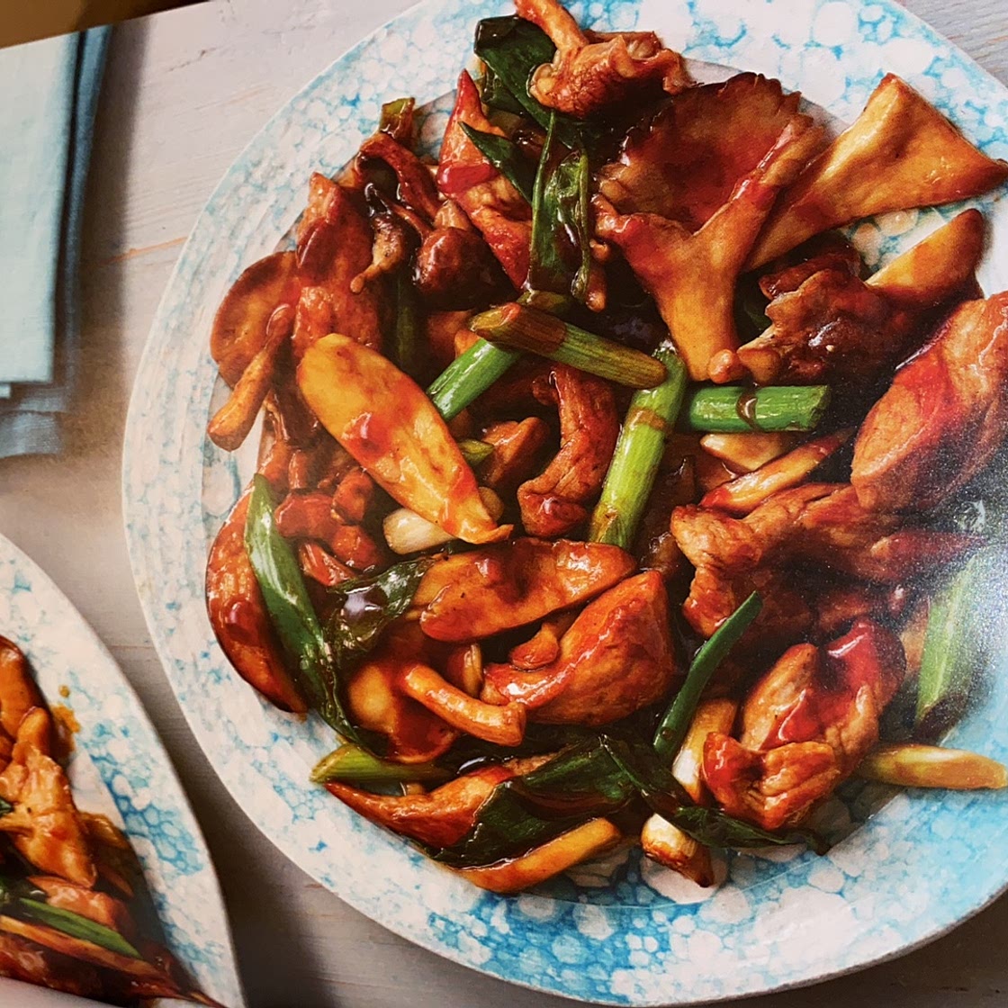 sticky pork stir fry