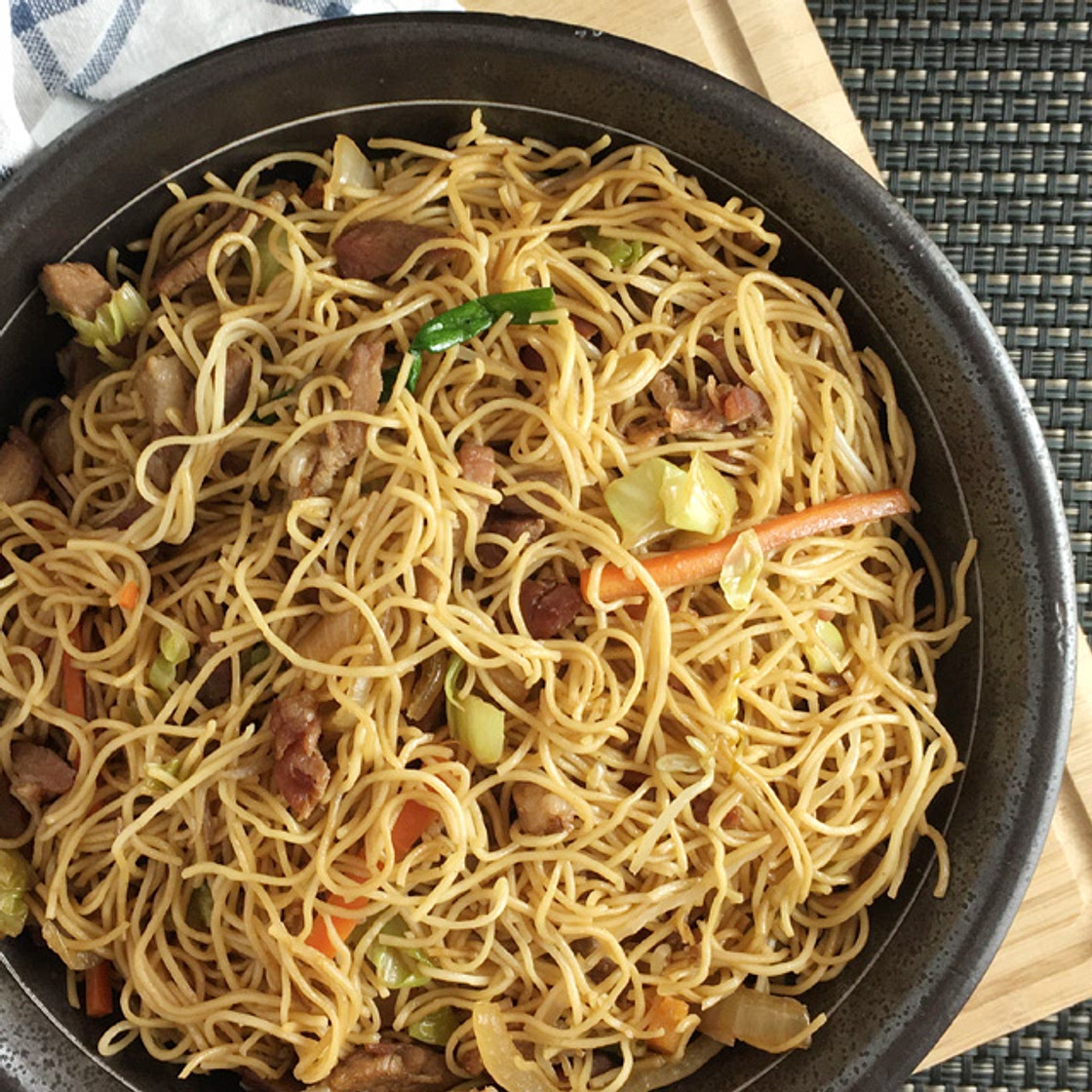 Mom's BBQ Pork Chow Mein
