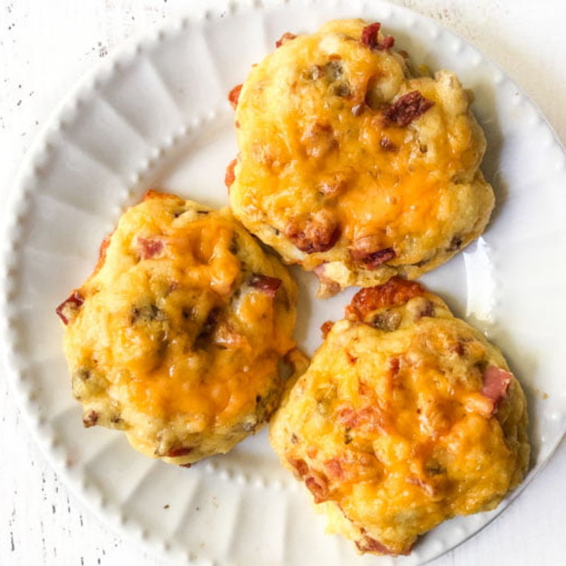 Meat Lovers Low Carb Biscuits for easy on the go breakfast!