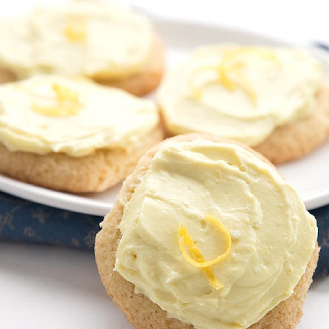 Frosted Lemon Sugar Cookies