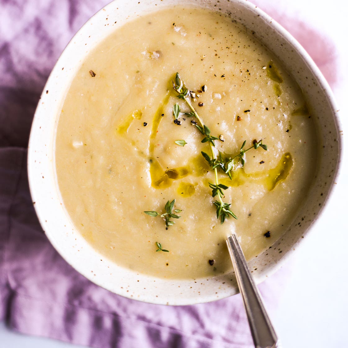 Whole30 Potato Leek Soup - The Defined Dish - Recipes