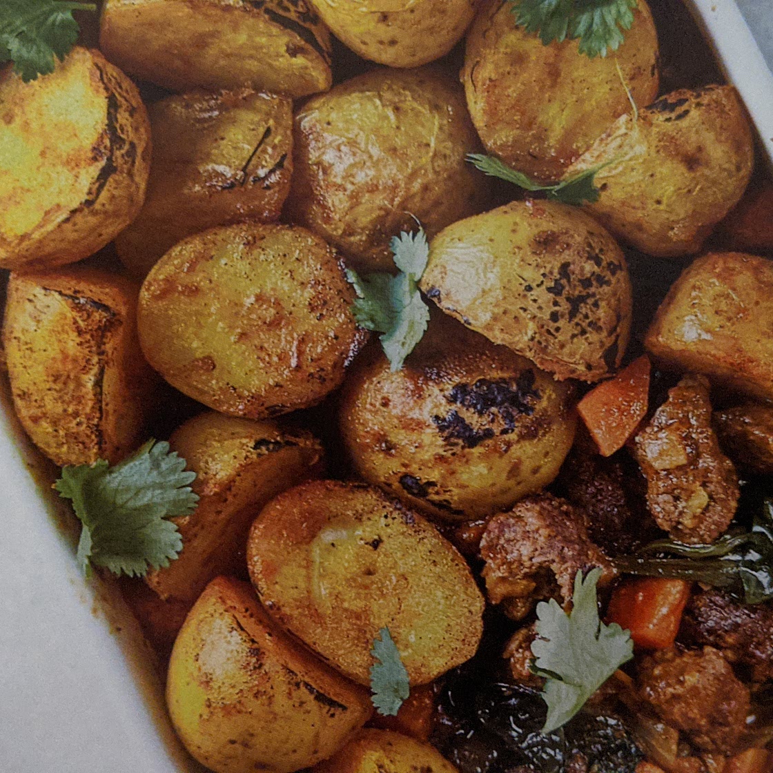 Crispy Potato-Topped Beef Keema Pie