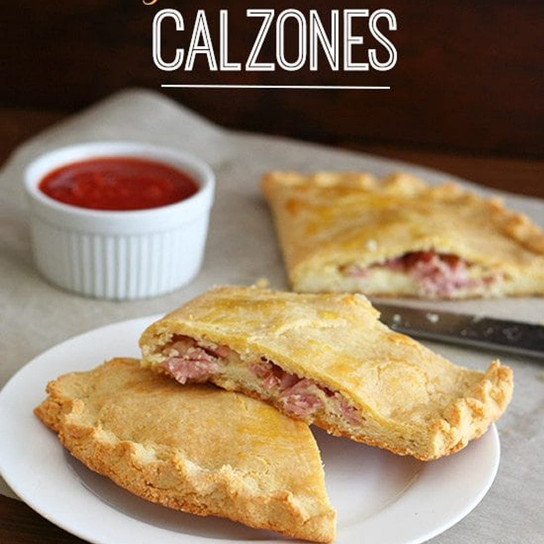 Ham & Cheese Calzones – Low Carb and Gluten-Free