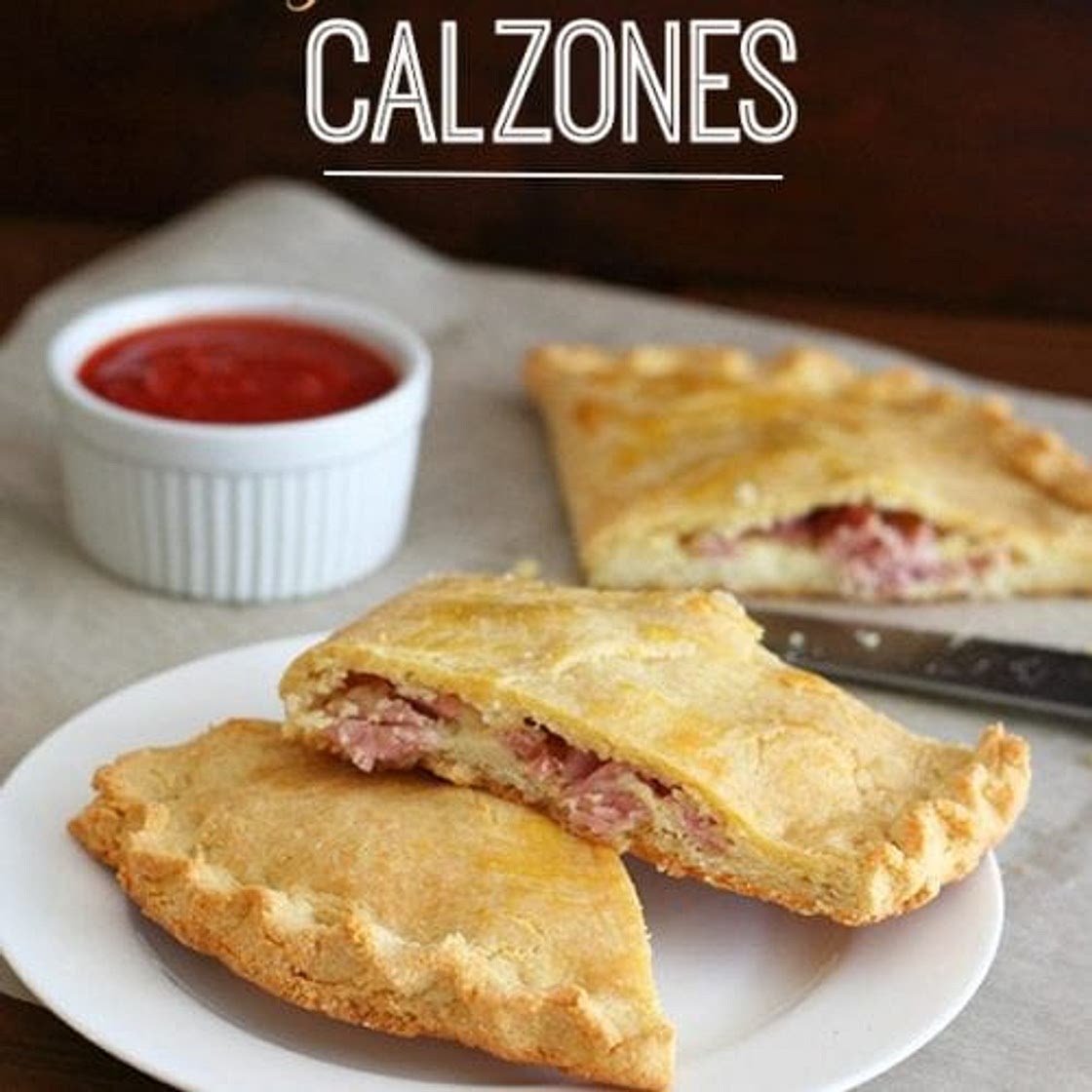 Ham & Cheese Calzones – Low Carb and Gluten-Free
