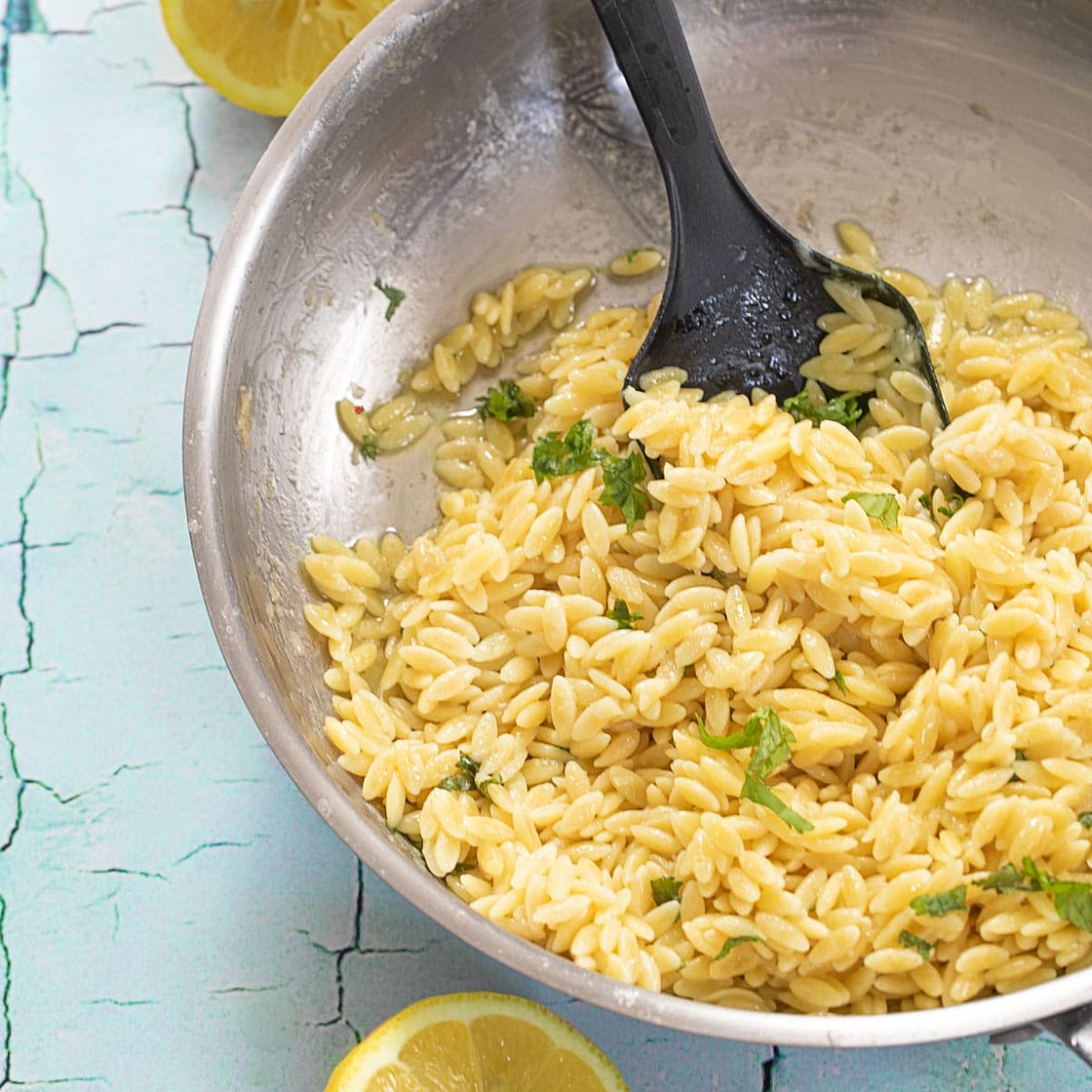 Lemon Orzo Pasta
