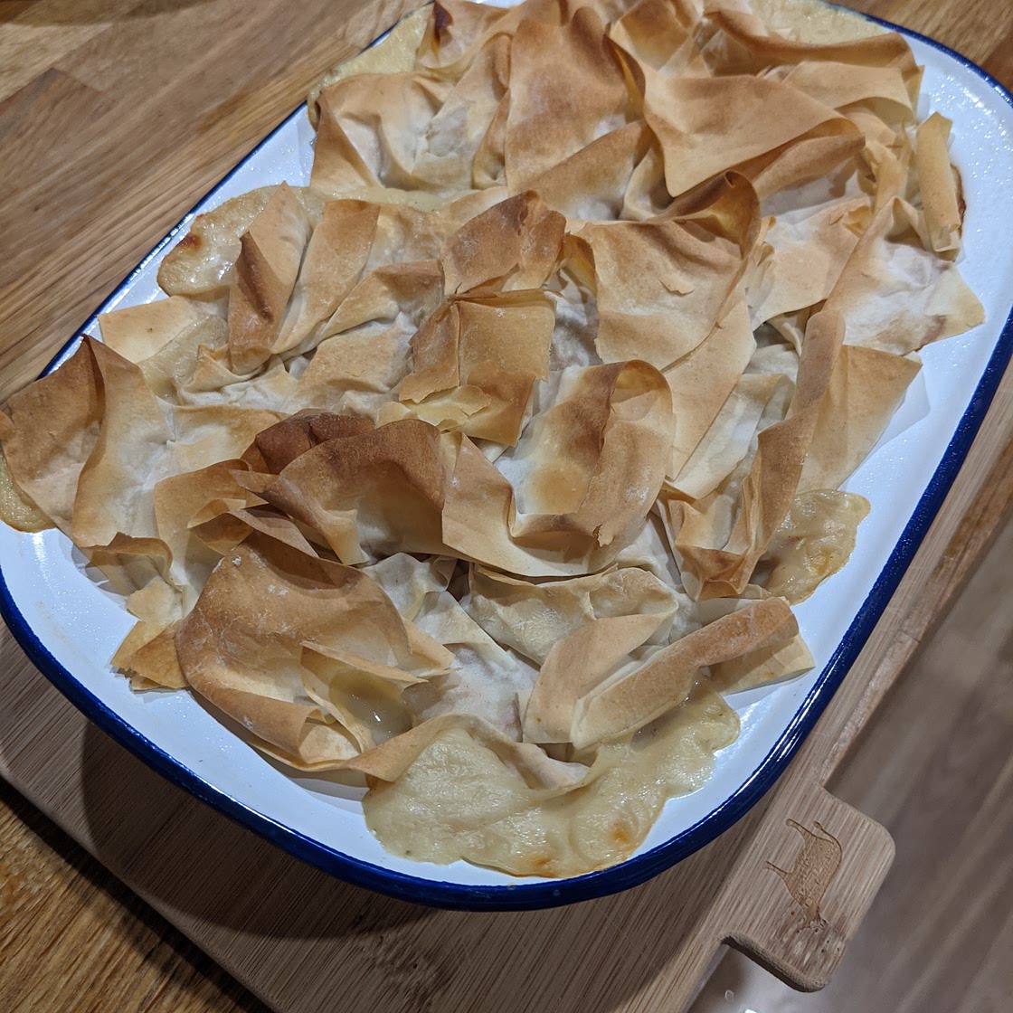 Chicken & Ham Pie w/Baby Potatoes