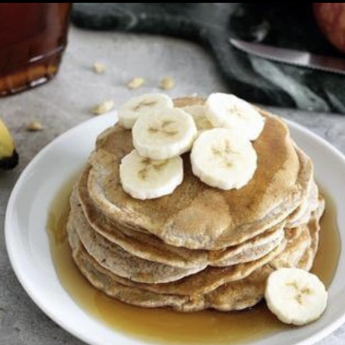 Apple-Oat Pancakes