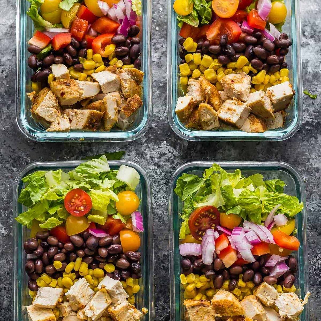 Southwestern Chopped Chicken Salad (Meal Prep)