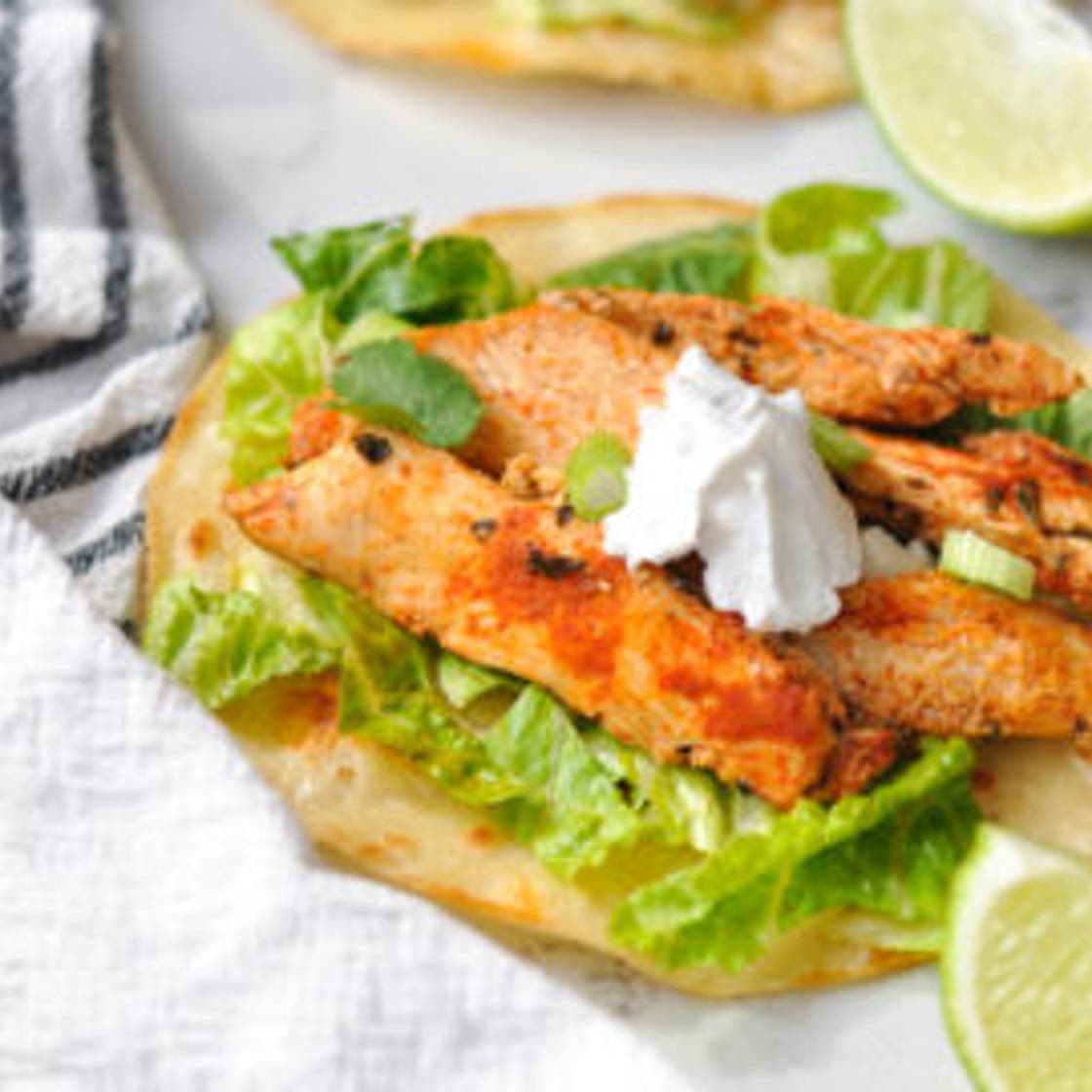 Cilantro Lime Chicken Tacos