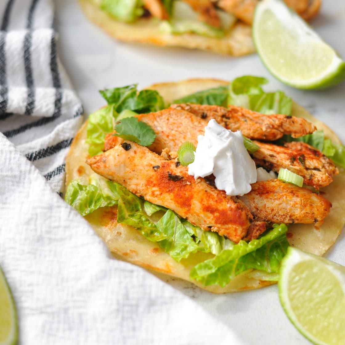 Cilantro Lime Chicken Tacos