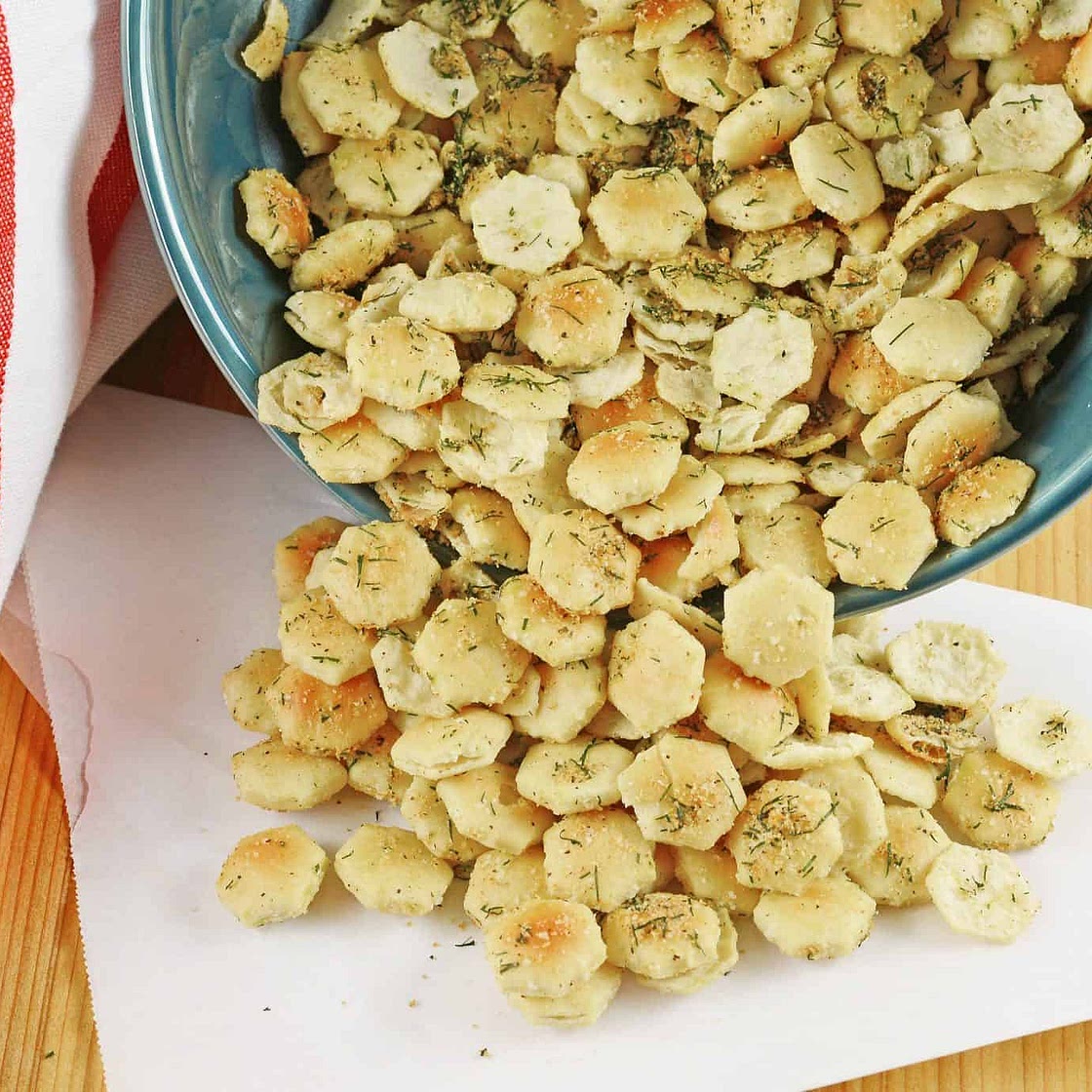 Dill Seasoned Oyster Cracker Recipe