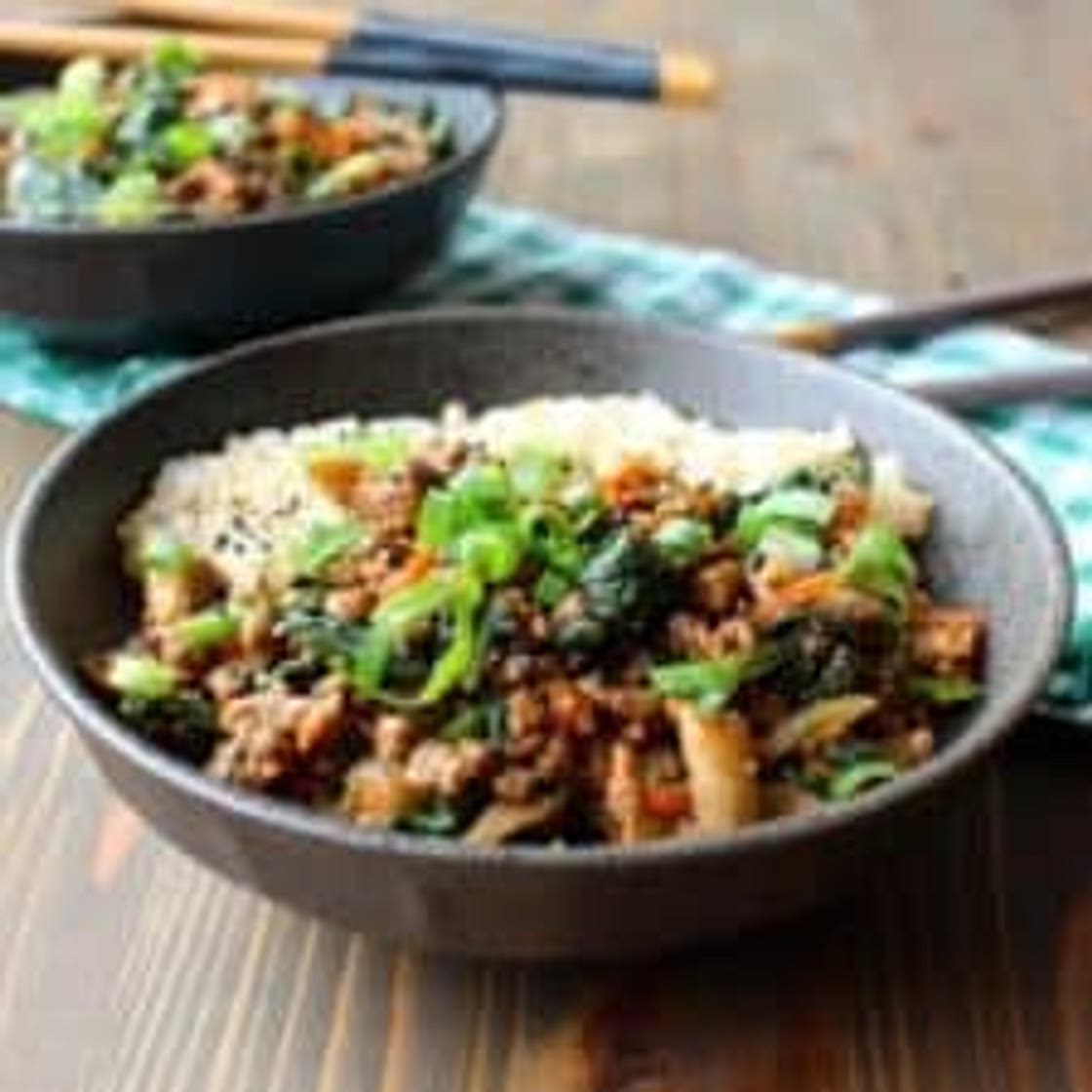 Easy Ground Pork Stir Fry