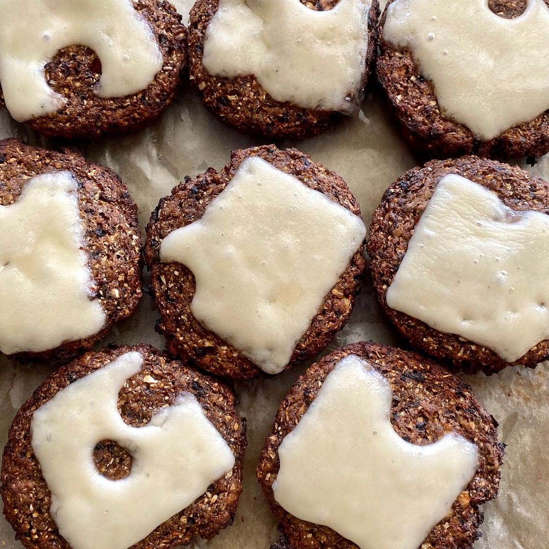 Air Fryer Black Garlic-Cauliflower Patties