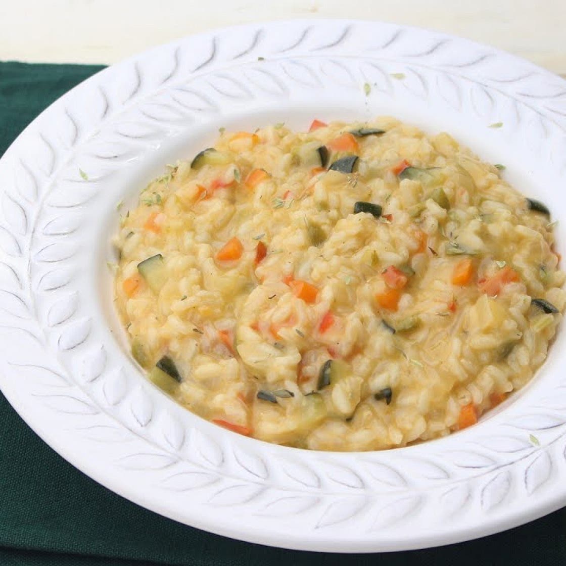 Vegetable risotto for Mambo