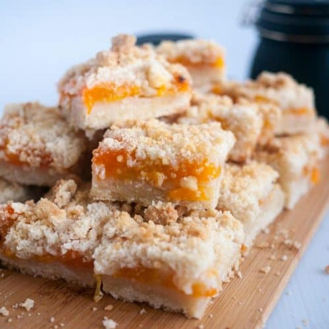The BEST Homemade Apricot Crumble Squares