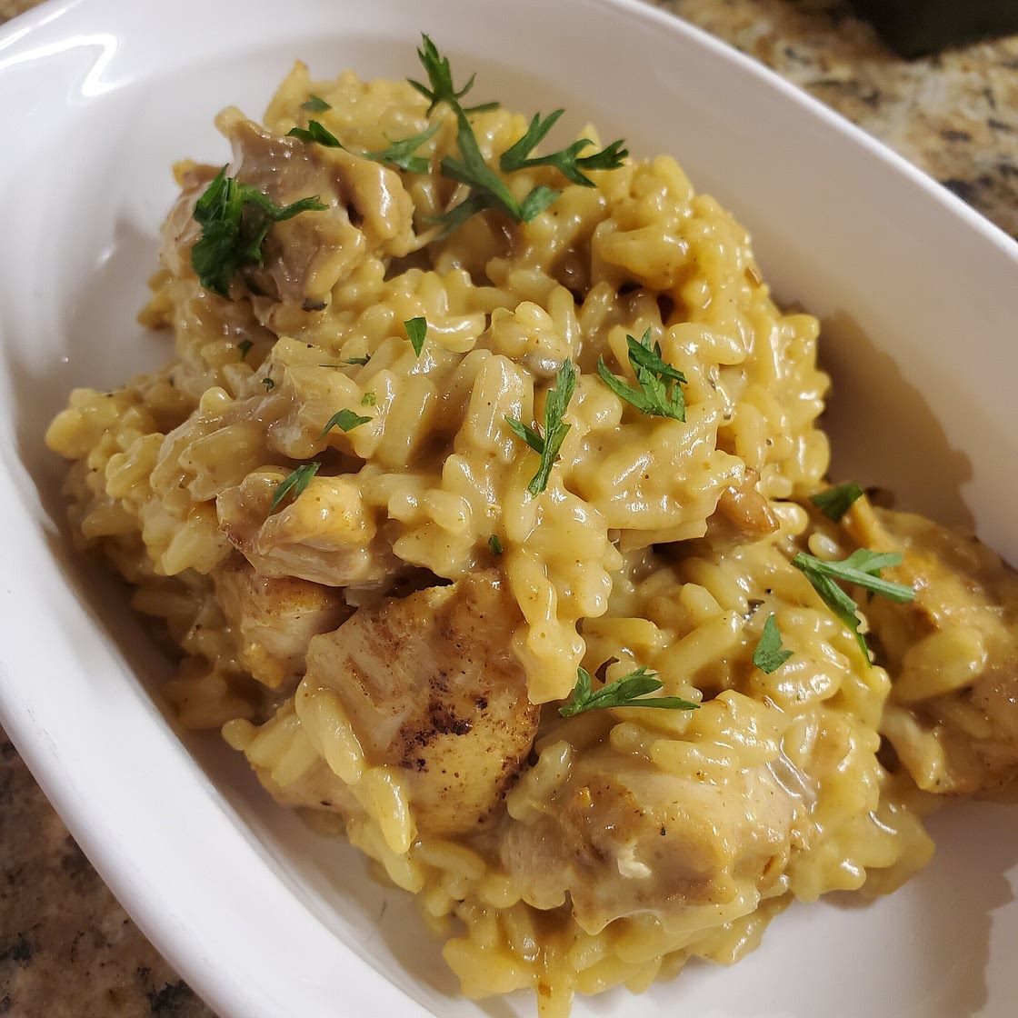 Tikka Mushroom Chicken and Rice — Spicin' and Dicin'