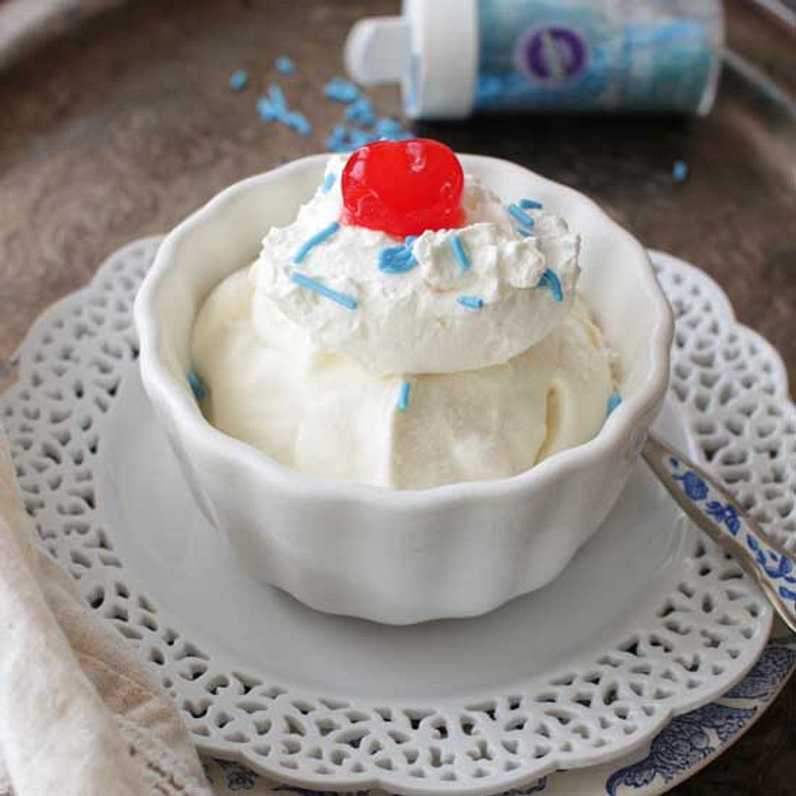 No-Churn Vanilla Ice Cream 