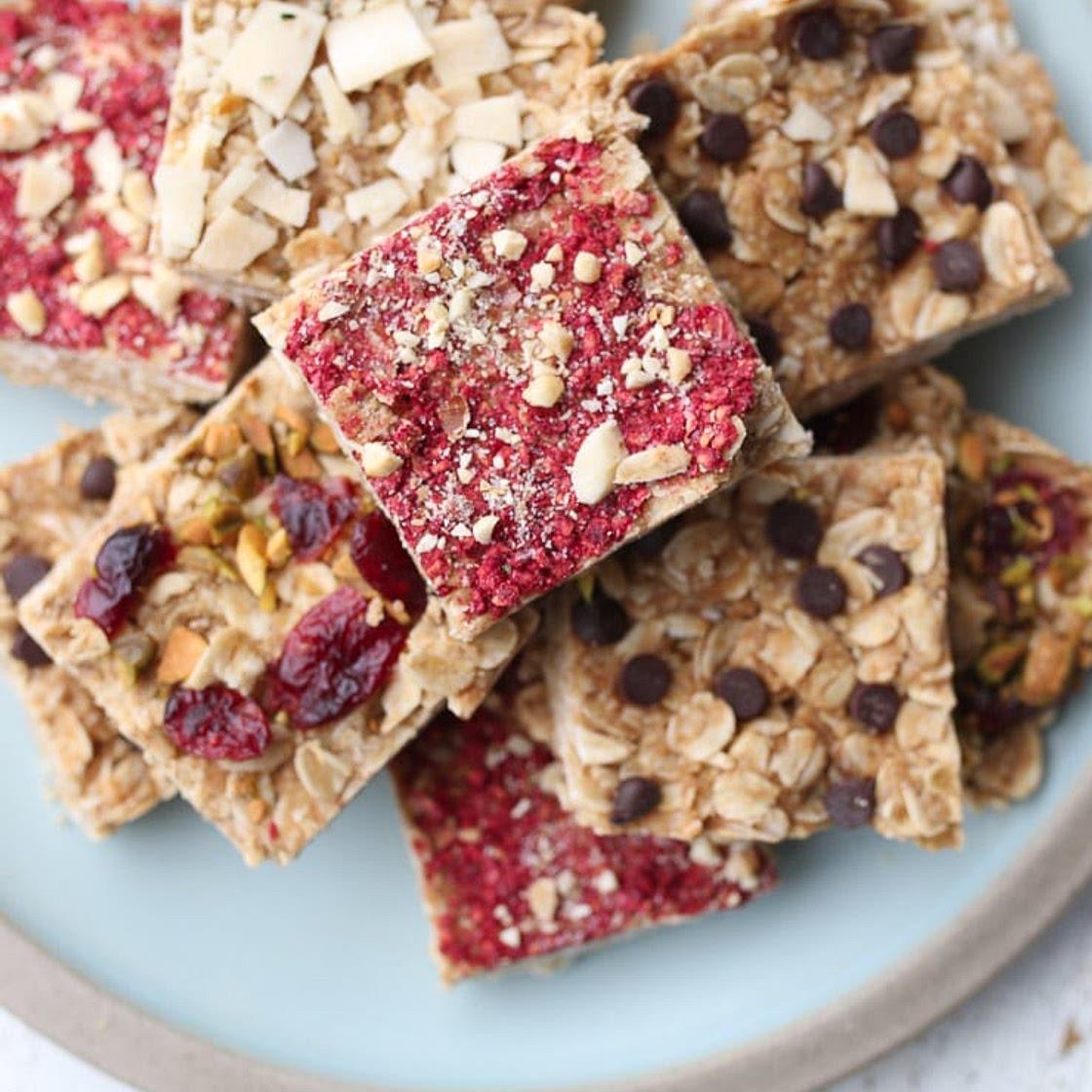 Easy No Bake Vegan Oatmeal Bars for Kids & Toddlers