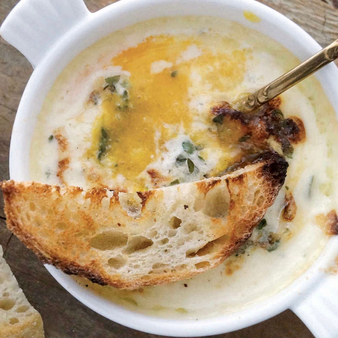 HERB-BAKED EGGS
