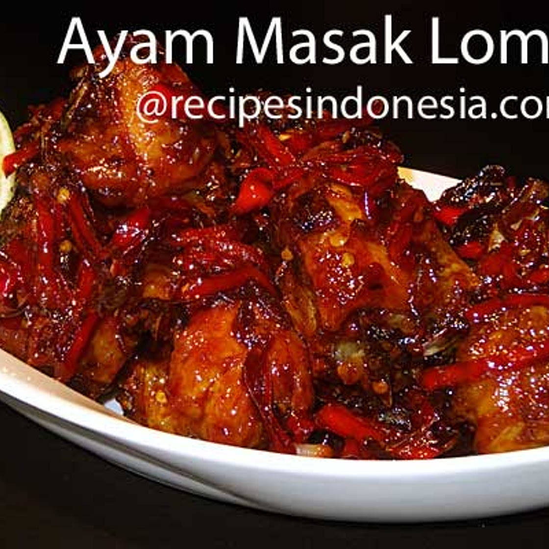 Chicken Cooked in Lomboknese Style
