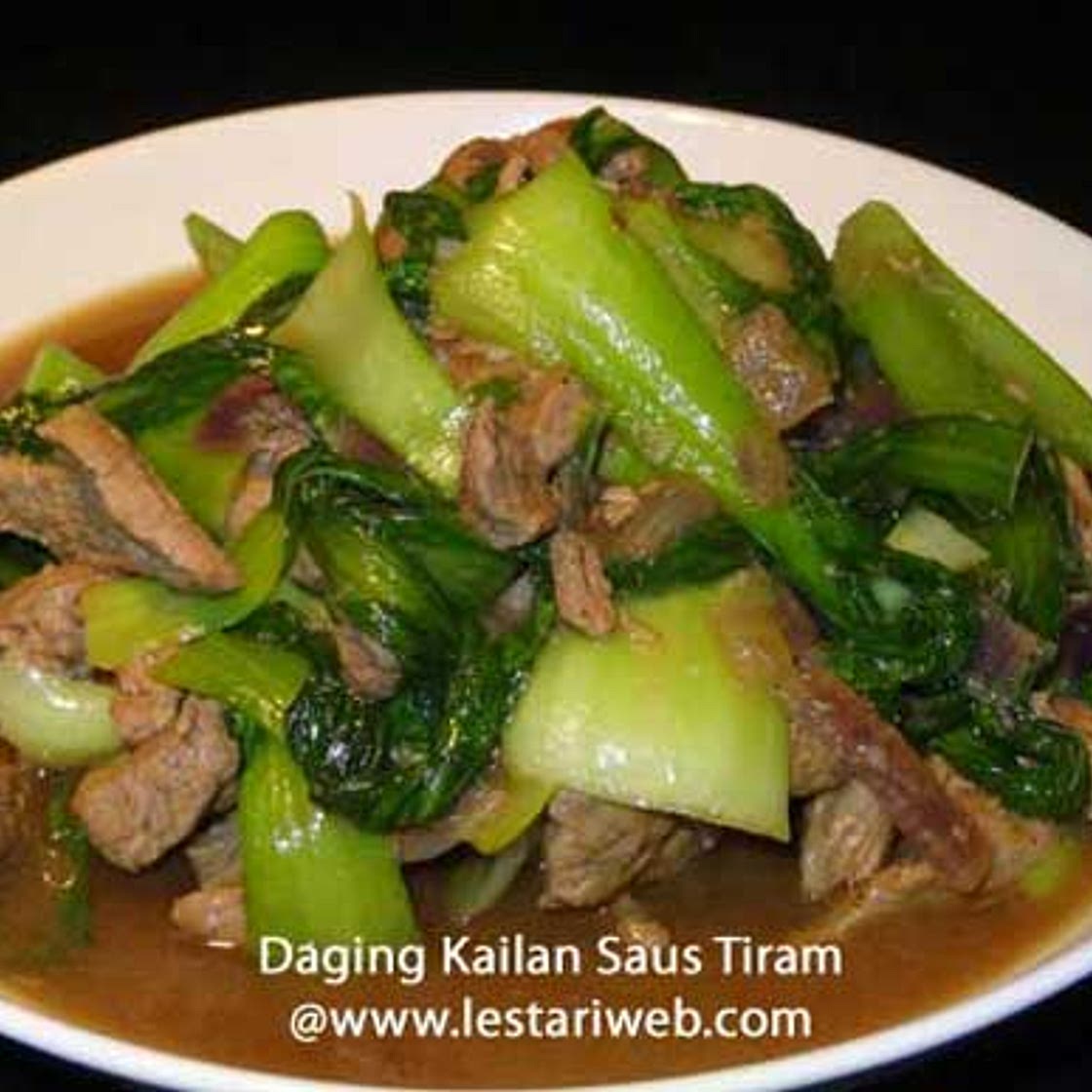 Beef Pak Coy With Oyster Sauce