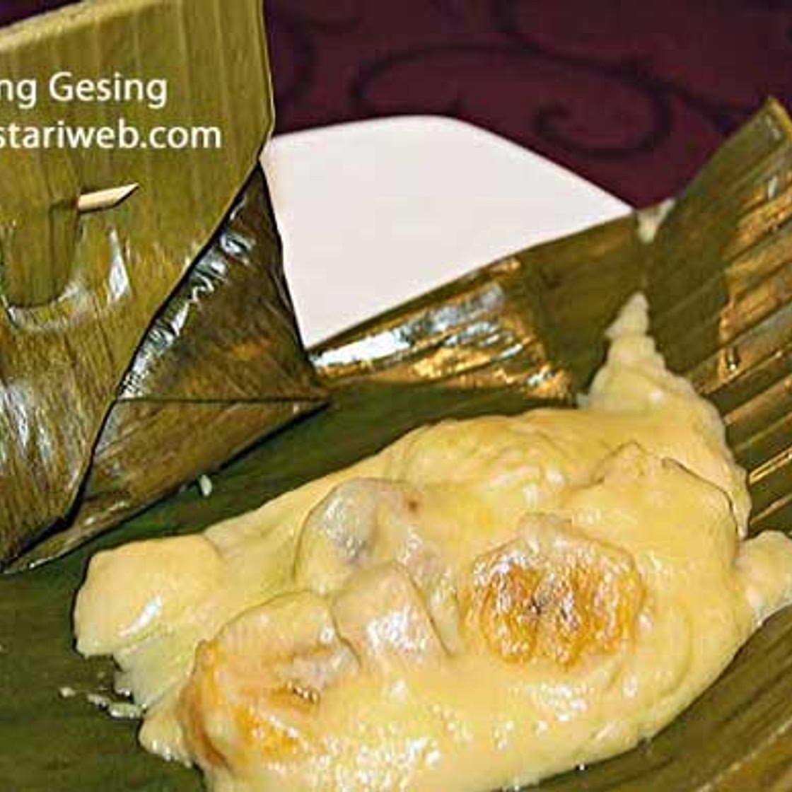 Steamed Banana in Coconut Milk