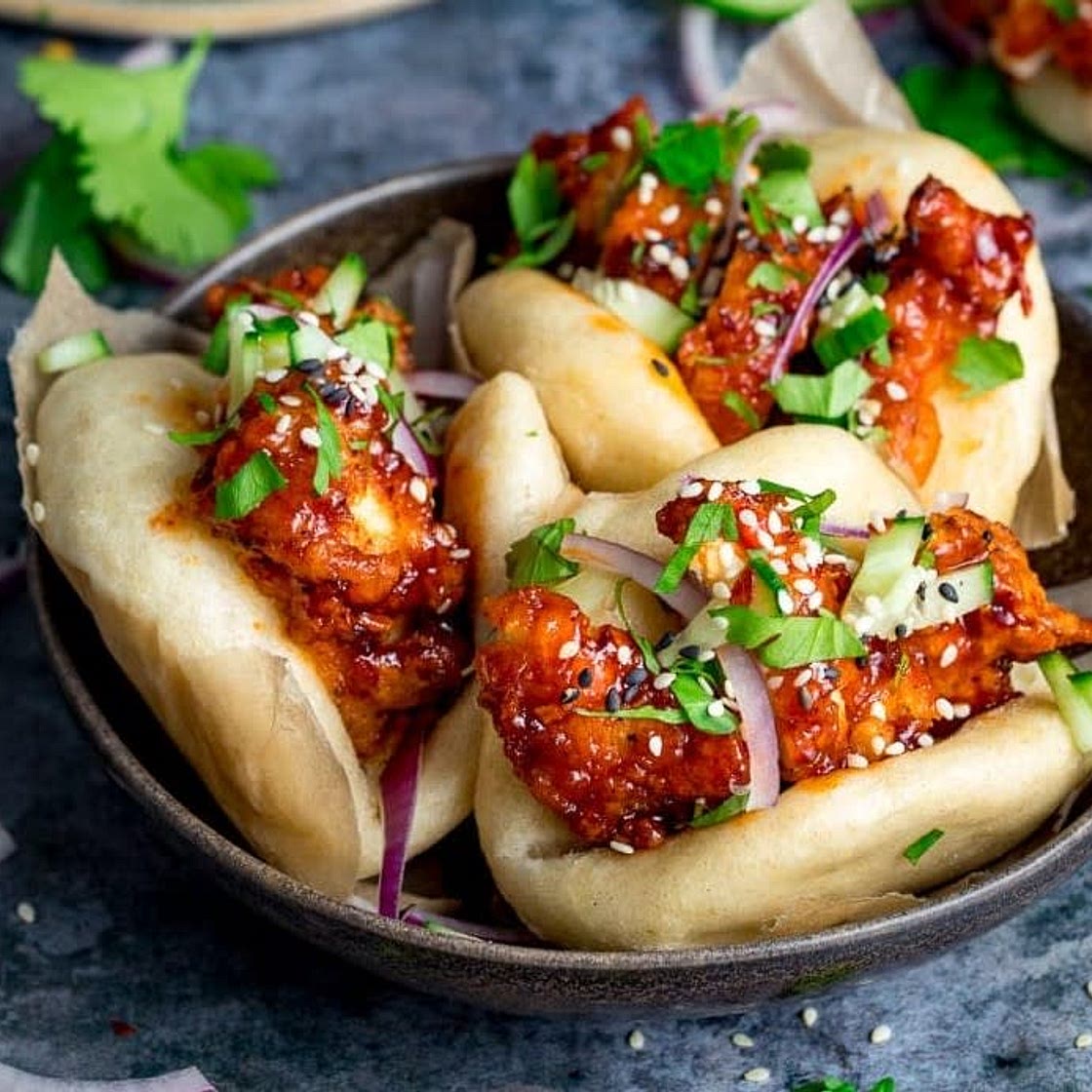 Korean Chicken Bao