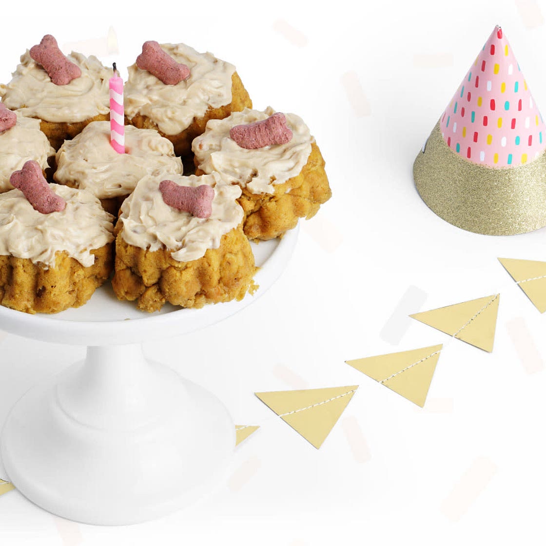 Pumpkin Peanut Butter Dog Cake