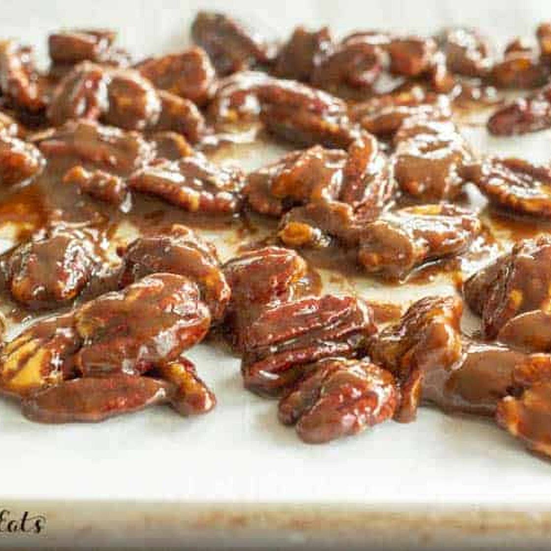 Keto Candied Pecans