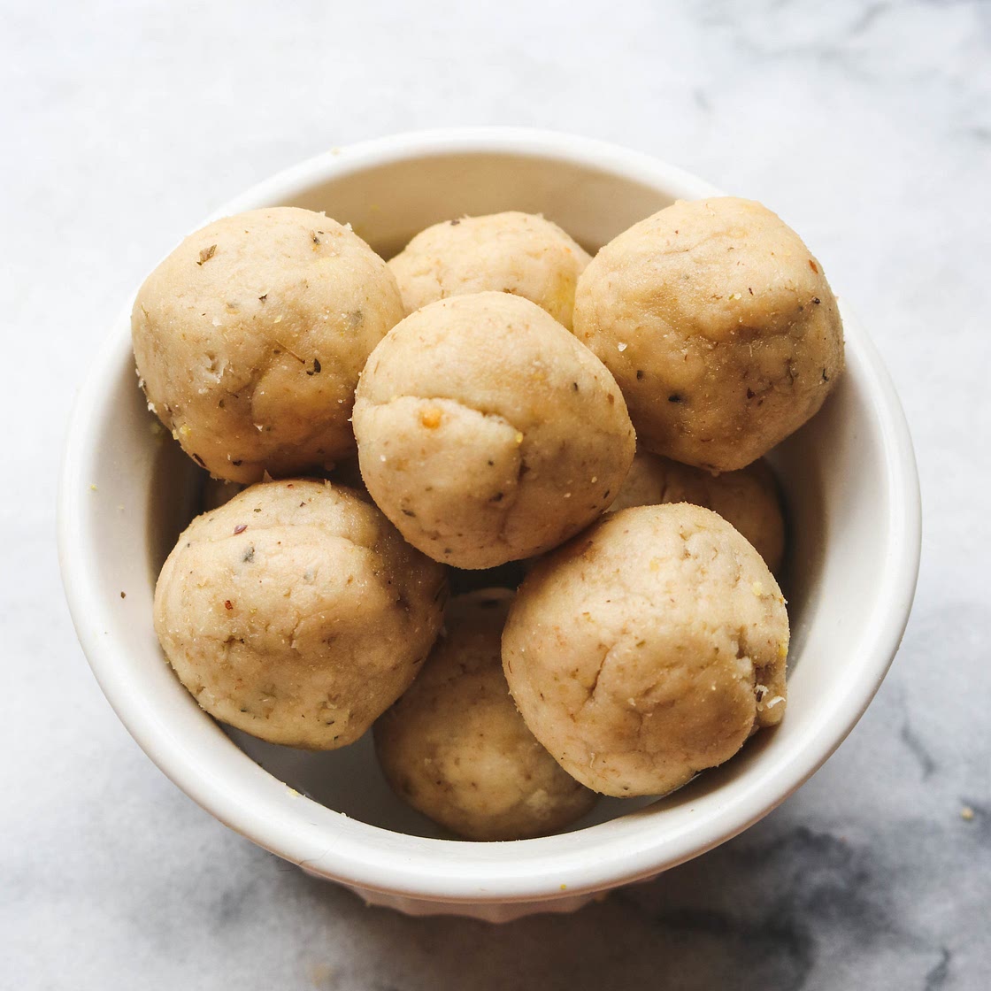 Savory Energy Balls - Garlic and Herbs Balls