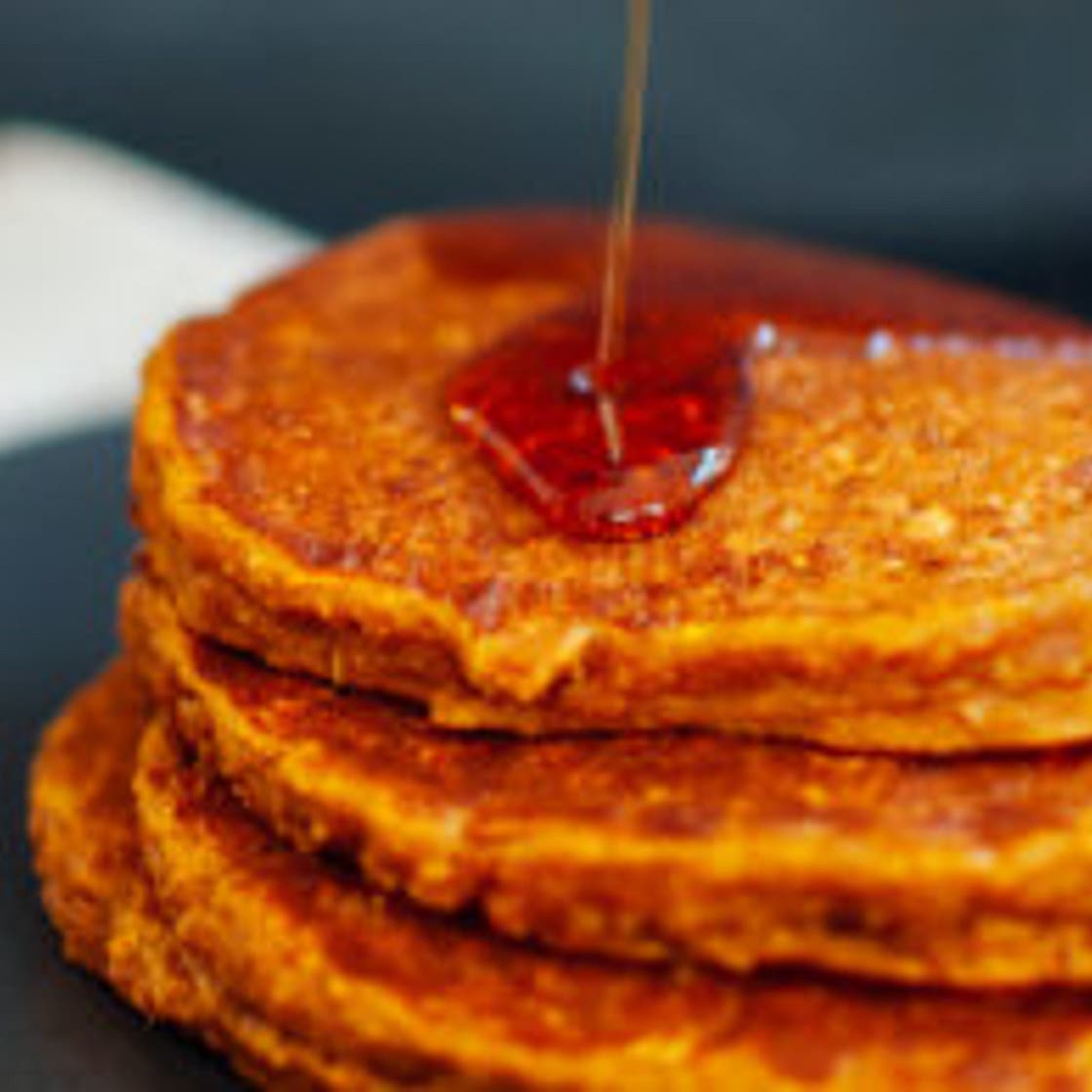 Gluten-Free Pumpkin Oat Pancakes