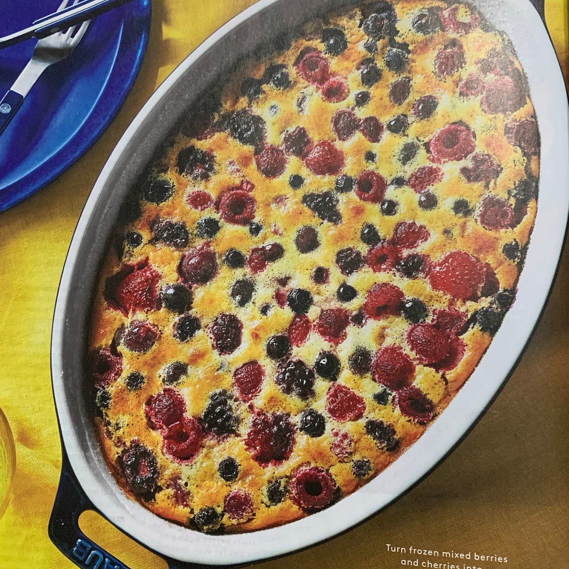 Cherry Berry Breakfast Custard