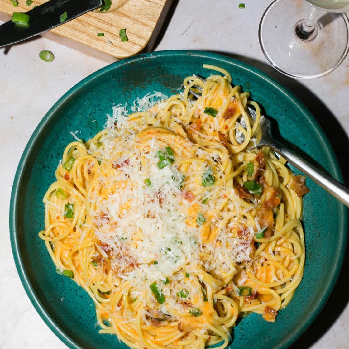 Chrissy Teigen’s Spicy Miso Pasta 