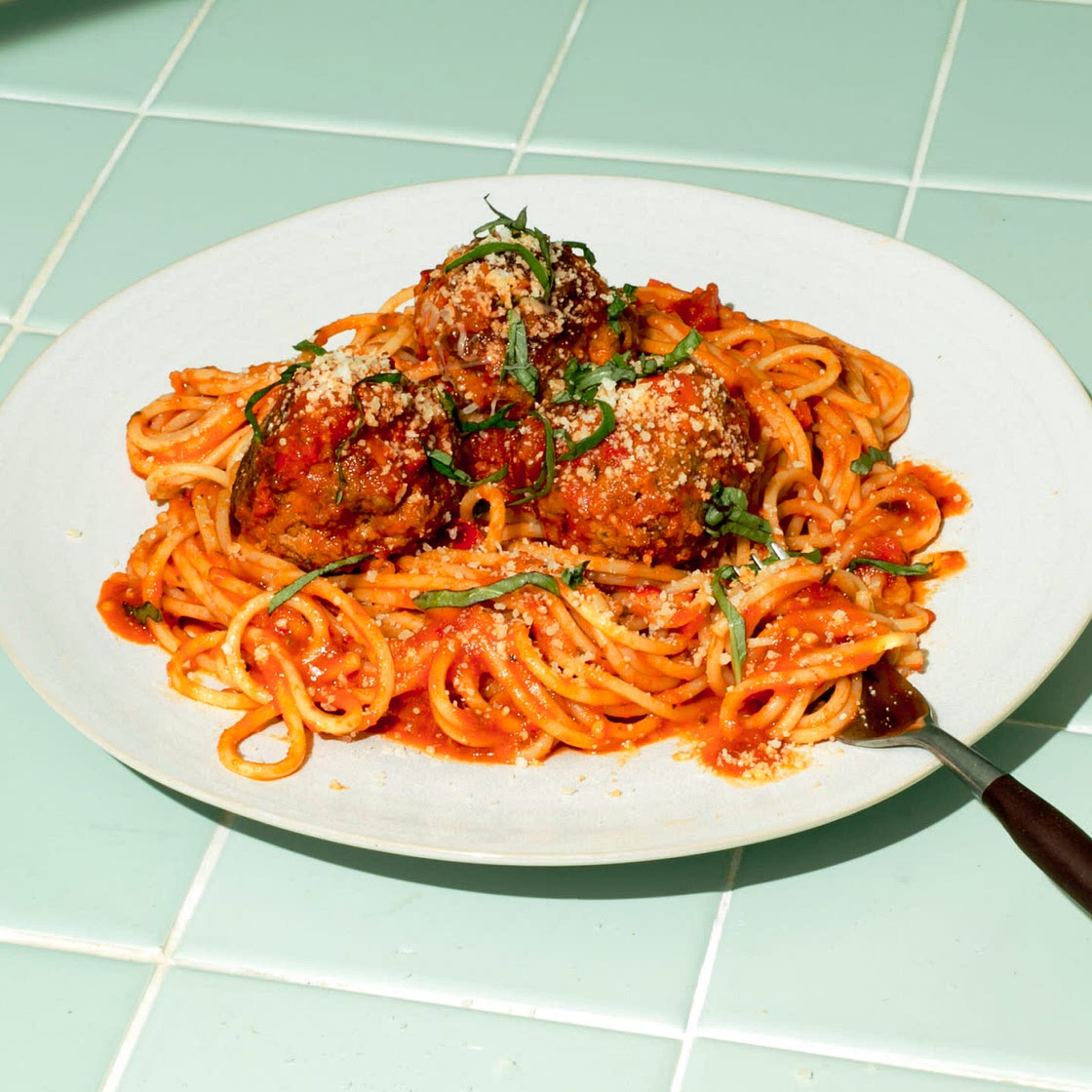 Chrissy Teigen’s Spaghetti and Meatballs 