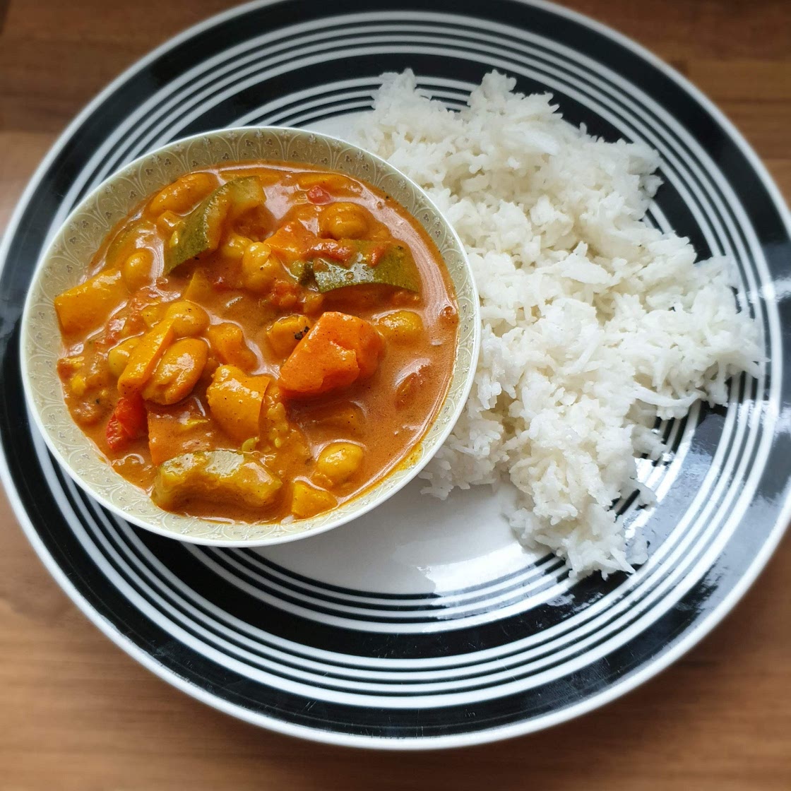 Butternut Squash, Chickpea and Vegetable Curry