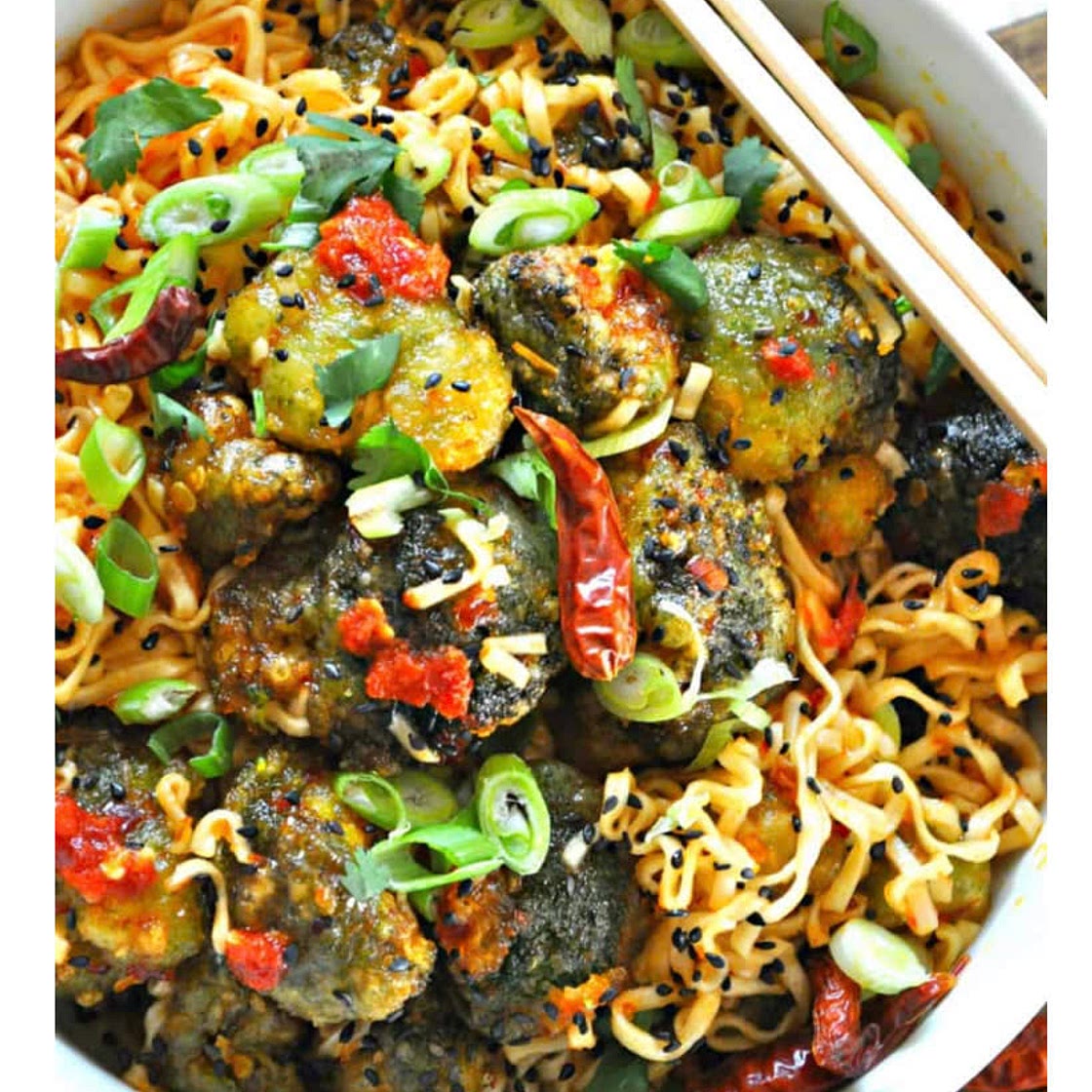 Vegan Firecracker Broccoli Ramen - Rabbit and Wolves