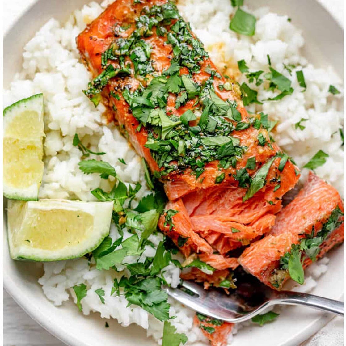 Cilantro salmon