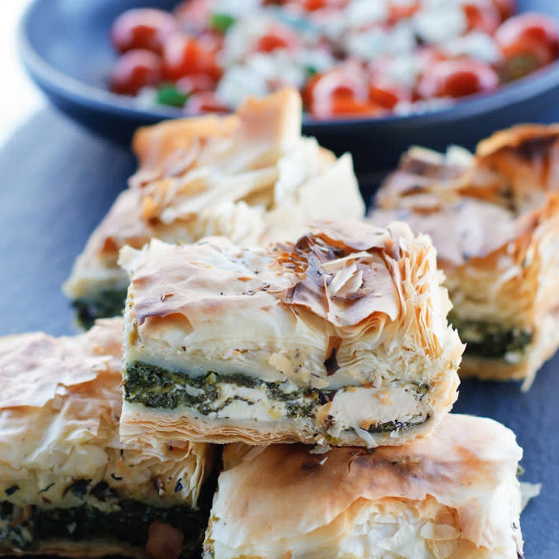 Spinach & Feta Filo Pie