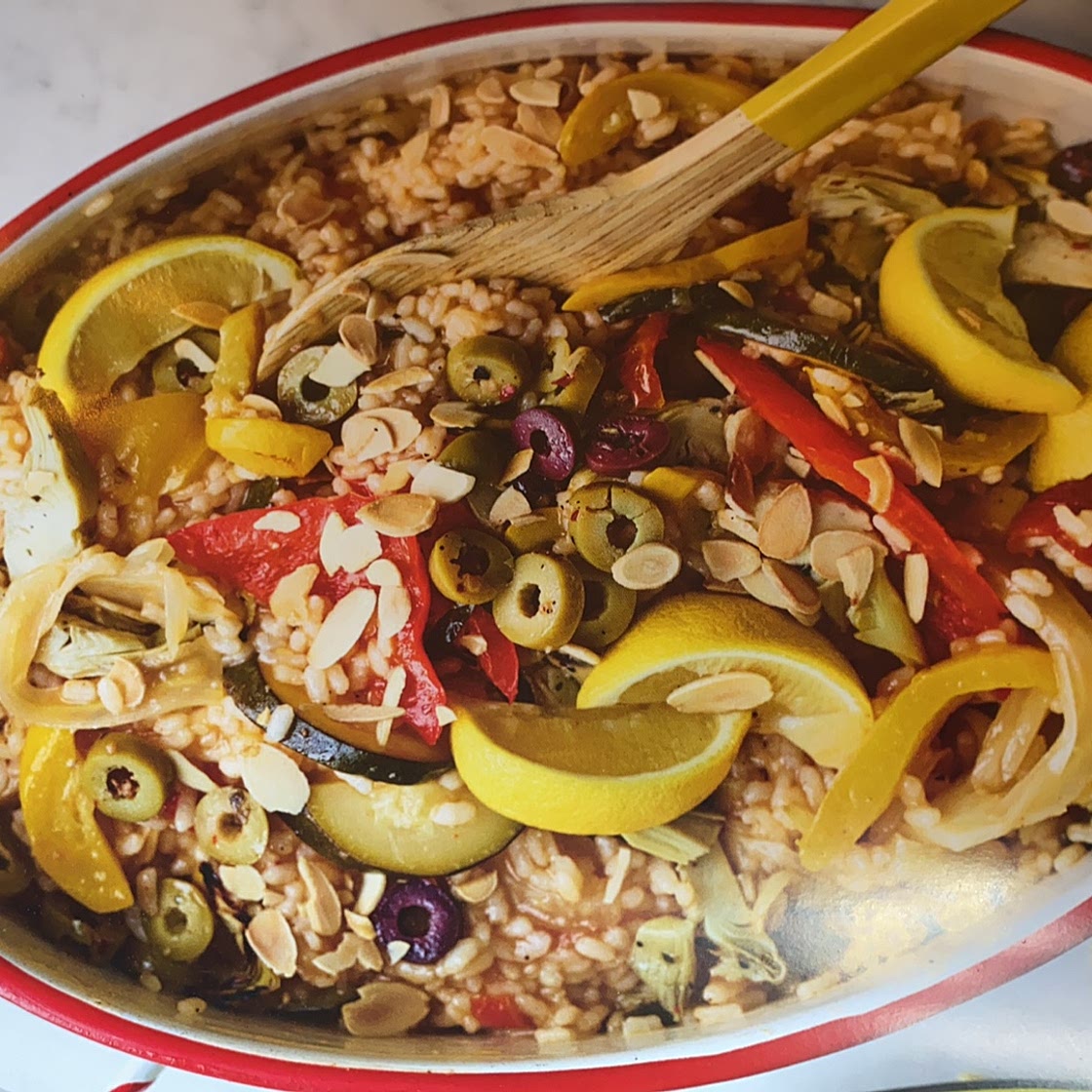 5-a-day vegetable paella