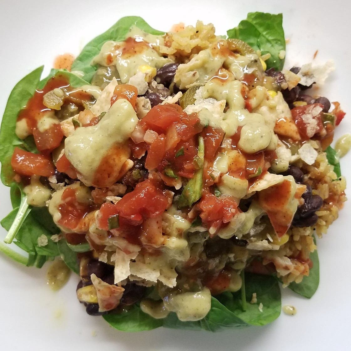 "Leftover" Taco Salad — Spicin' and Dicin'