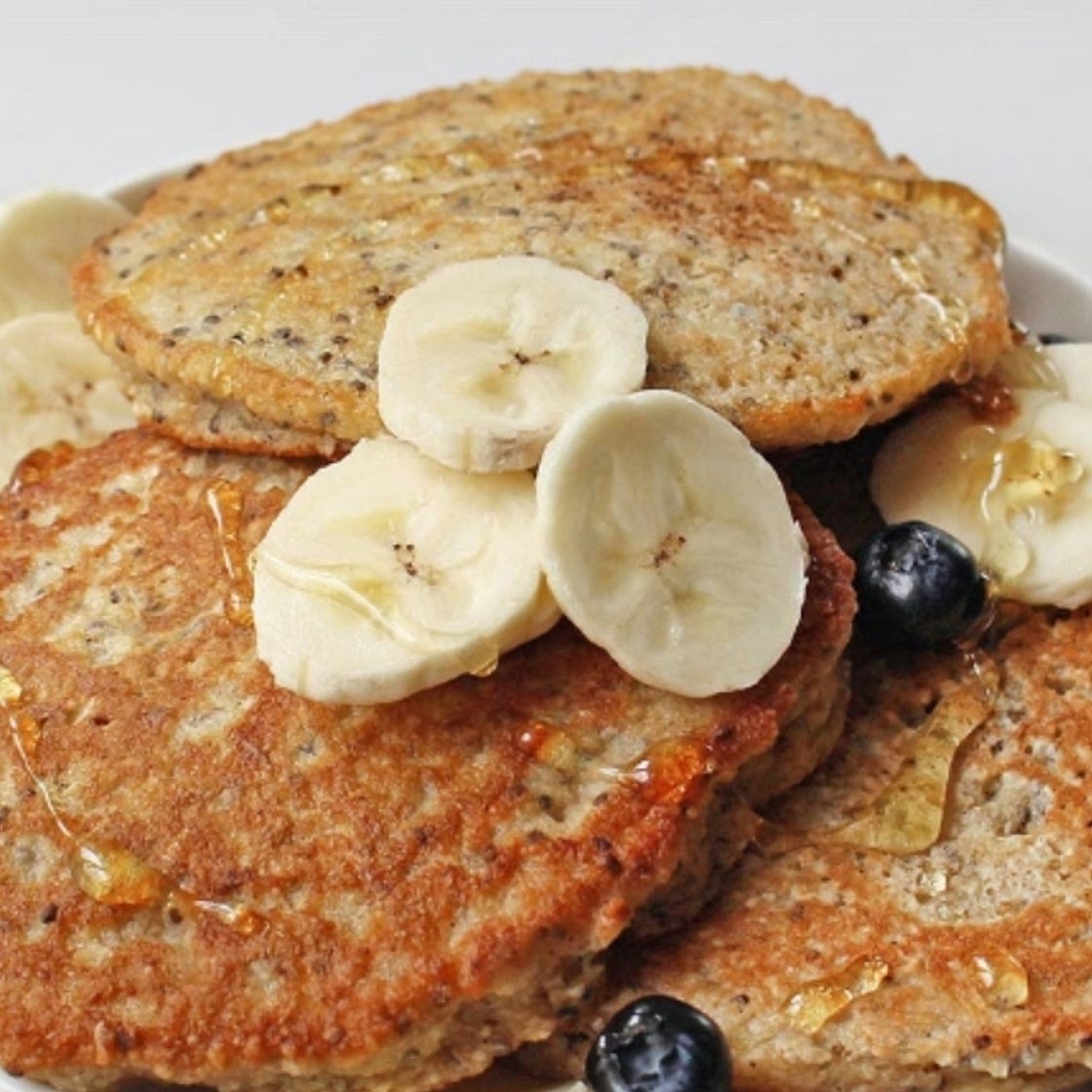 3-Step Banana & Cinnamon Pancakes