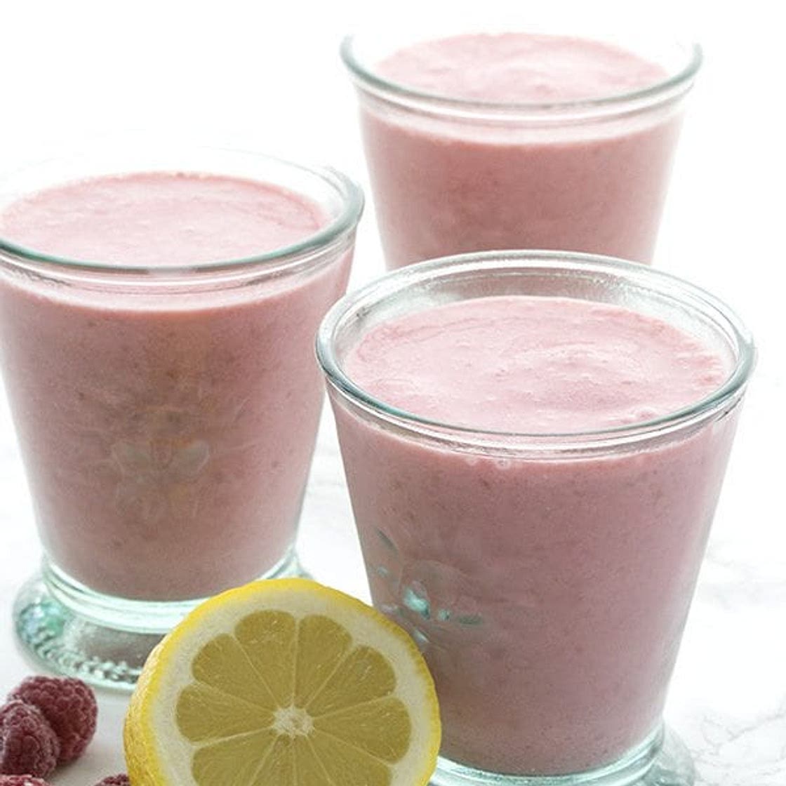 Raspberry Lemonade Smoothies