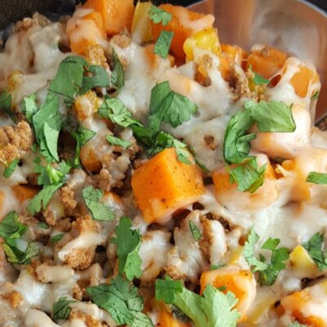 Ground Turkey Sweet Potato Skillet