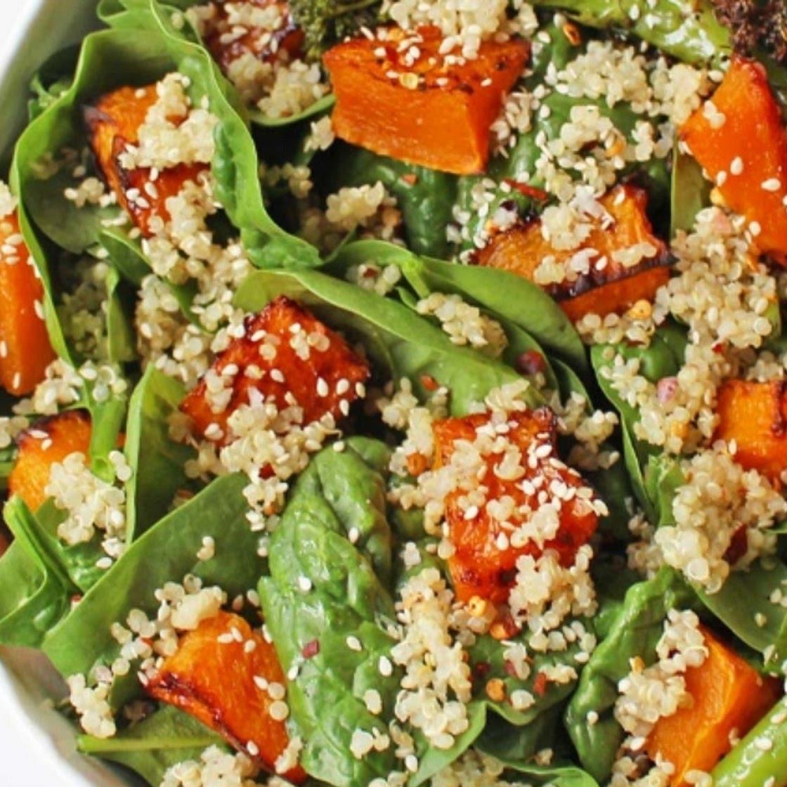 Roast Butternut, Broccolini & Quinoa Salad