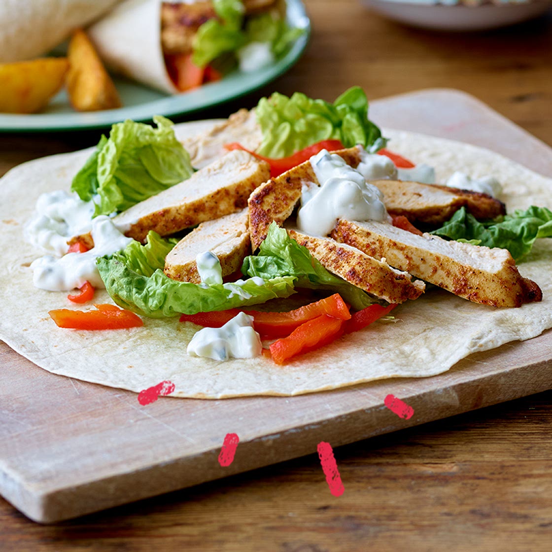 Baharat Chicken Wrap | Street Food Recipes | Schwartz