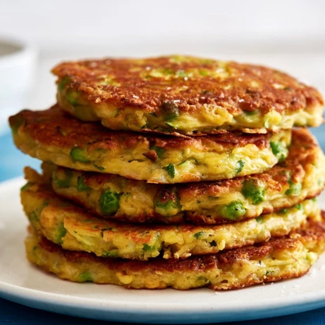 Courgette and Pea Fritters