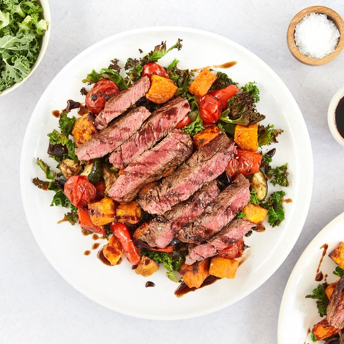 MC - Winter steak salad with crispy kale