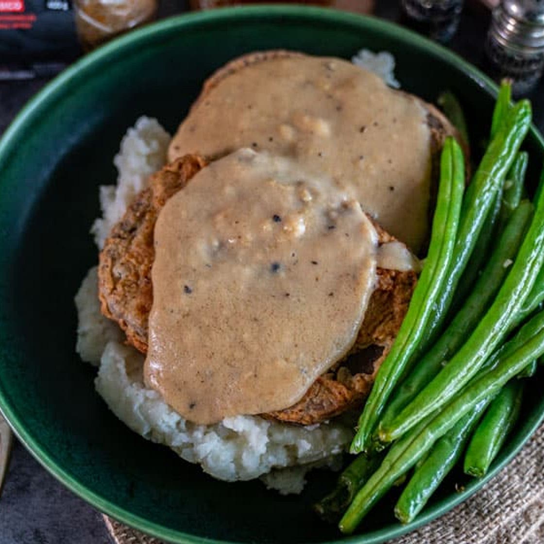 Vegan Chicken Fried Steak