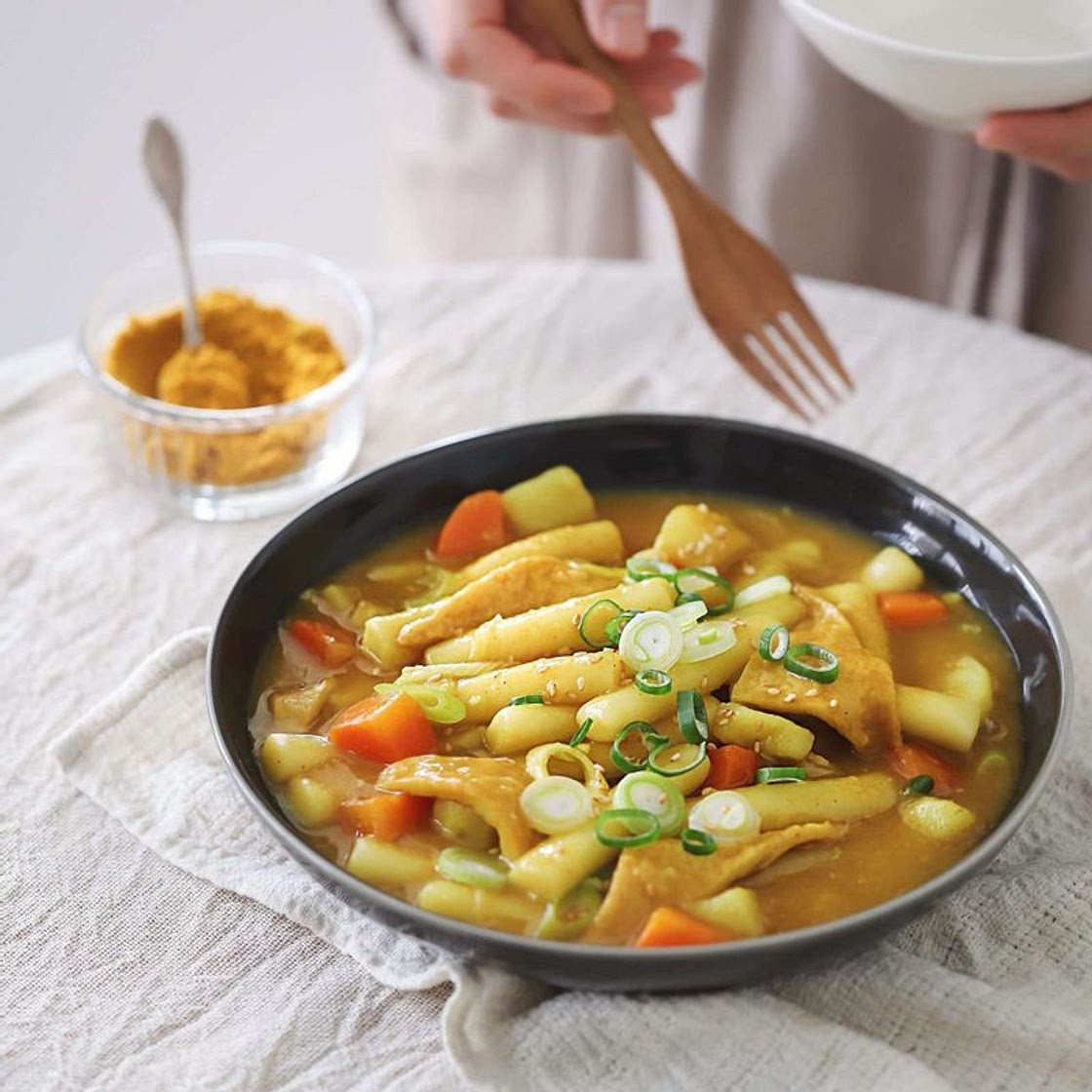 카레떡볶이