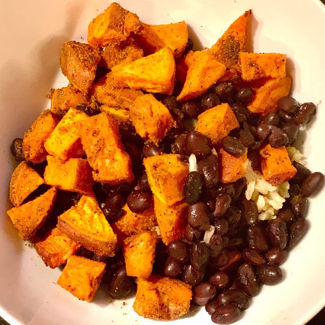 Sweet Potato, Black Bean and Lime Rice Bowls